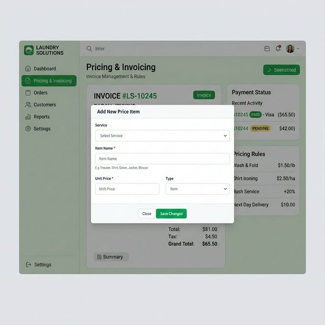 Pricing and Invoicing